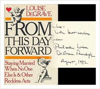 From This Day Forward, by author Louise De Grave