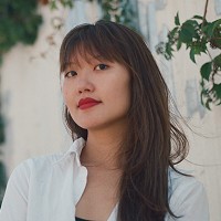 Katie Yee, author of Maggie: or a Man and a Woman Walk Into a Bar